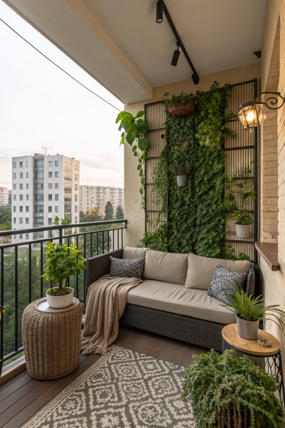 strategic furniture arrangement privacy