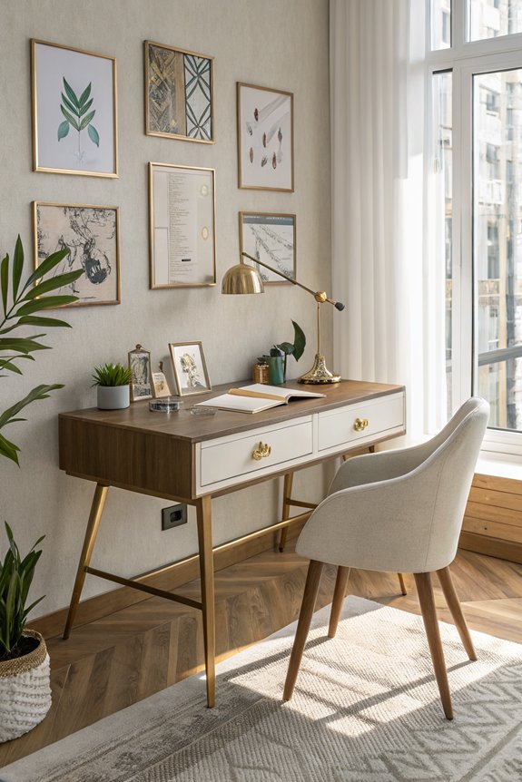 stylish bedroom desk selection