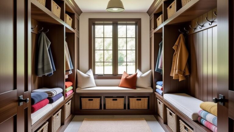 stylish compact mudroom solutions