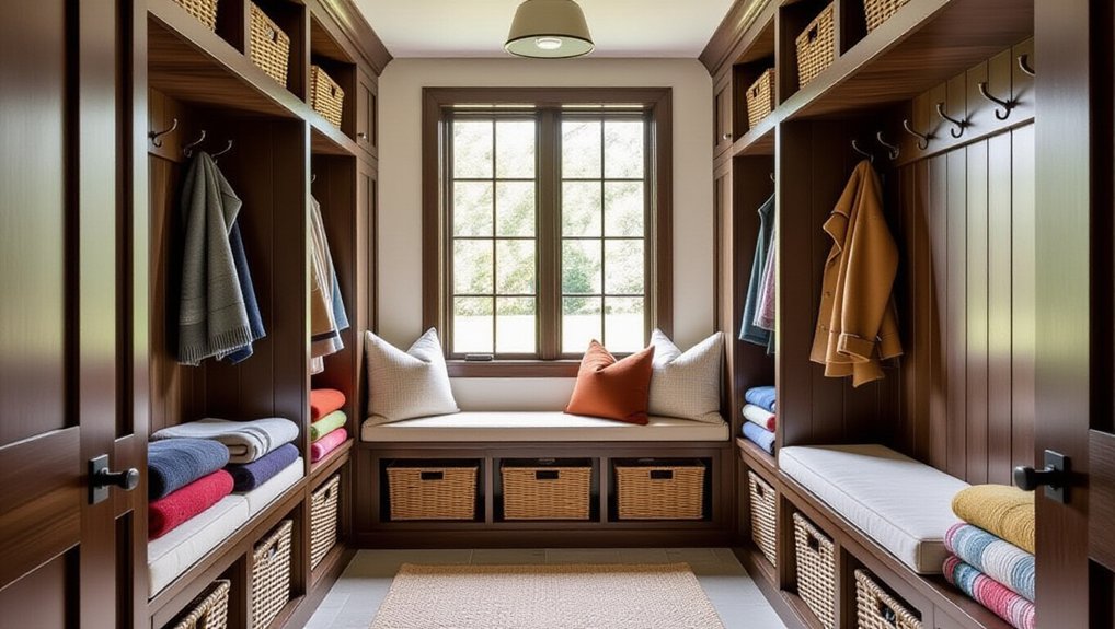 stylish compact mudroom solutions