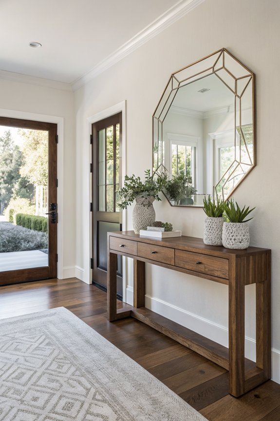 stylish console table enhancement