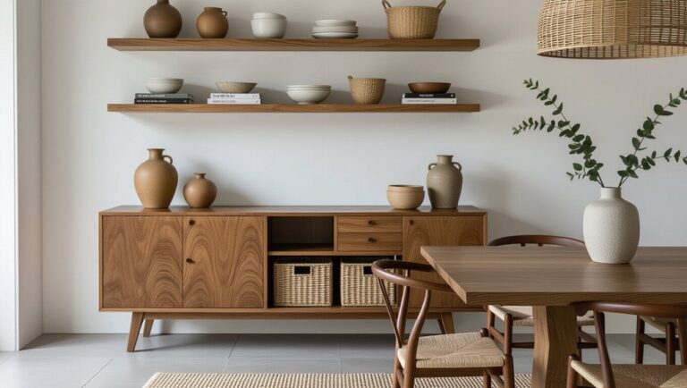 stylish dining room storage