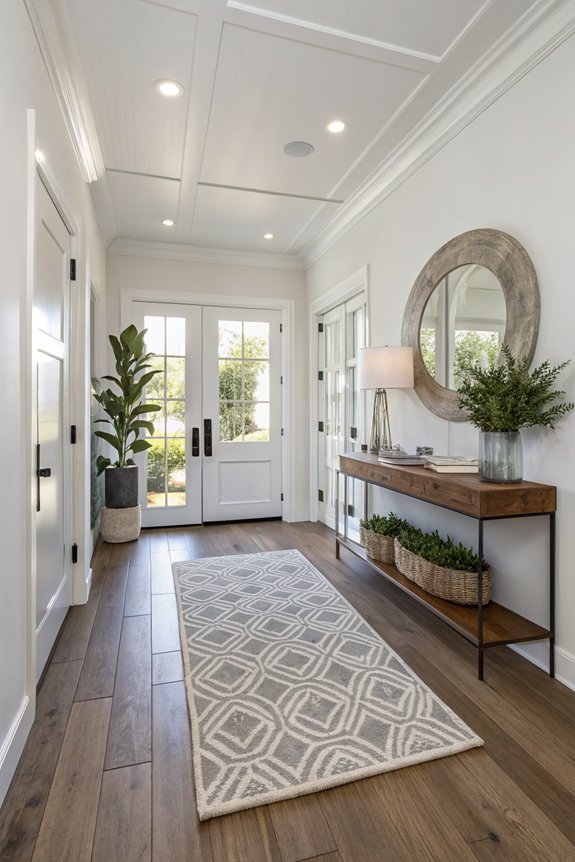 stylish durable entryway rug