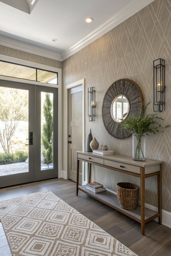 stylish entryway color ideas