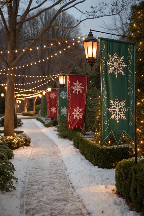 stylish festive outdoor decor