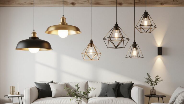 stylish living room lighting