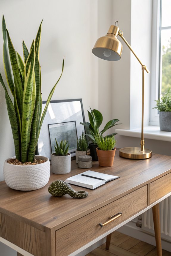 stylish low maintenance plants