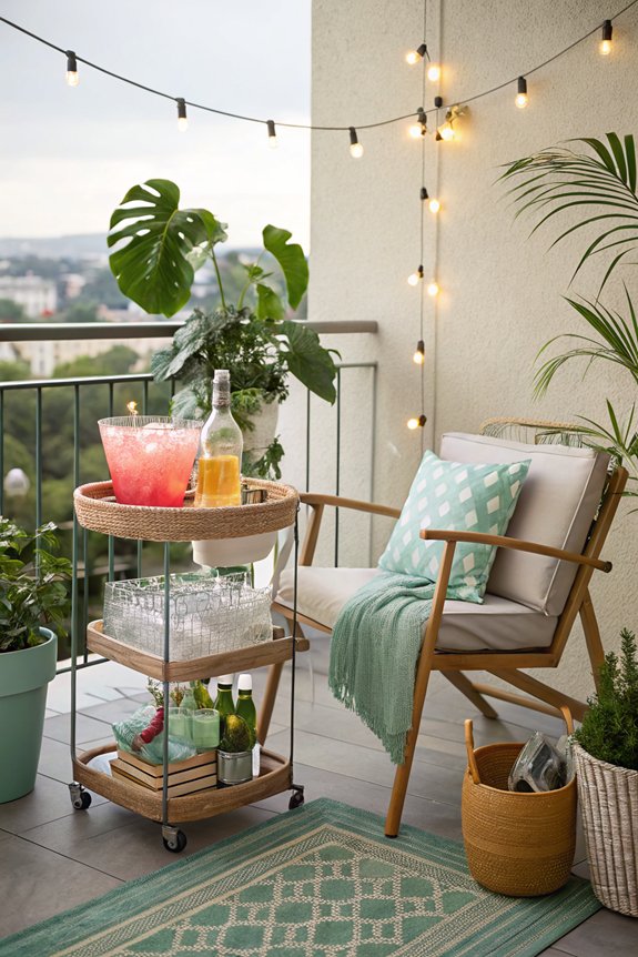 stylish mobile drink station