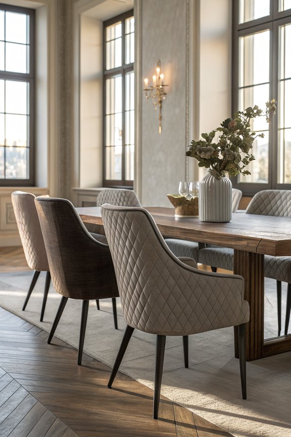 stylish modern dining comfort