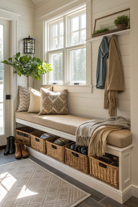 stylish mudroom storage solutions