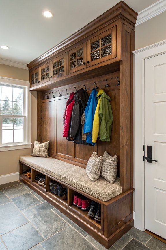 stylish organized mudroom solutions