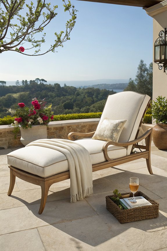 stylish outdoor lounge seating