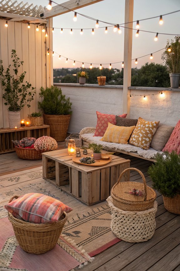 stylish outdoor storage baskets