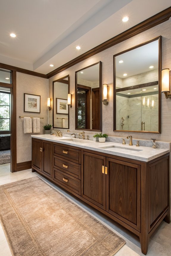 stylish shared bathroom solution