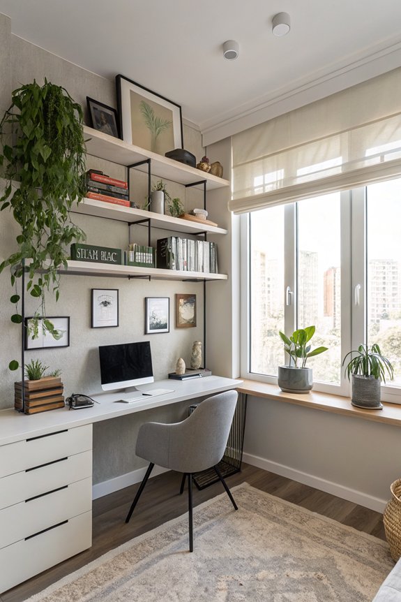 stylish vertical workspace solution