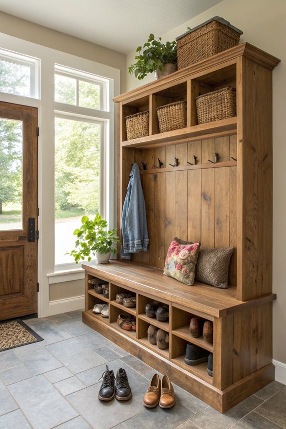 sustainable reclaimed wood benches