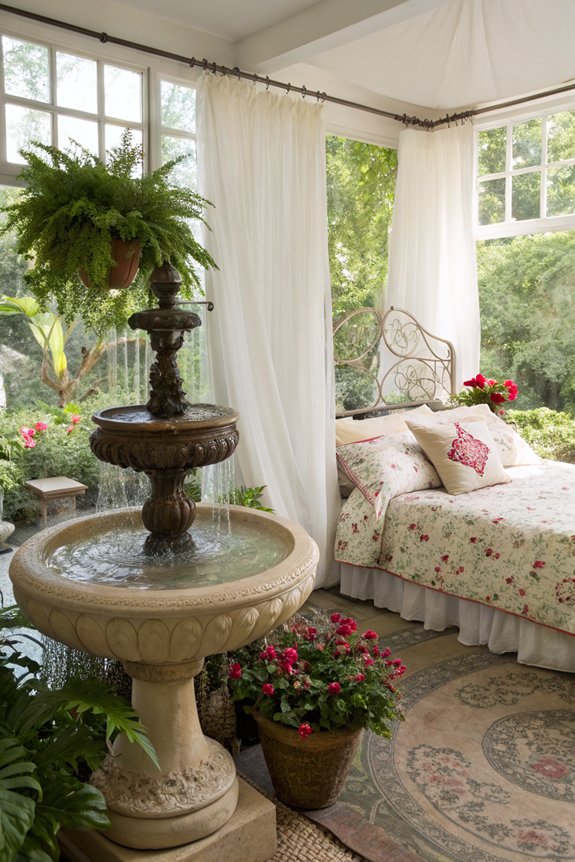 tabletop fountain enhances tranquility