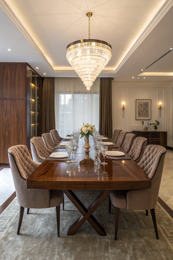 tall dining table heights