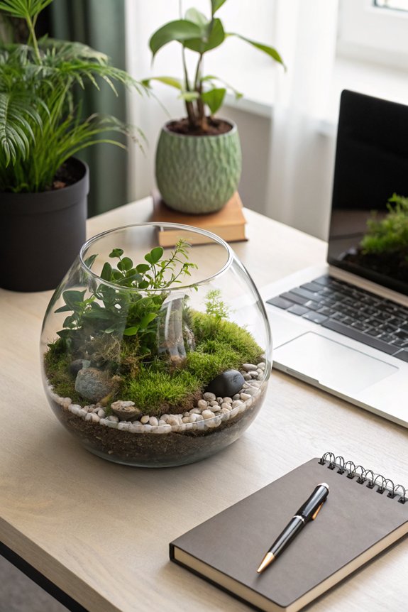 terrariums for office decor