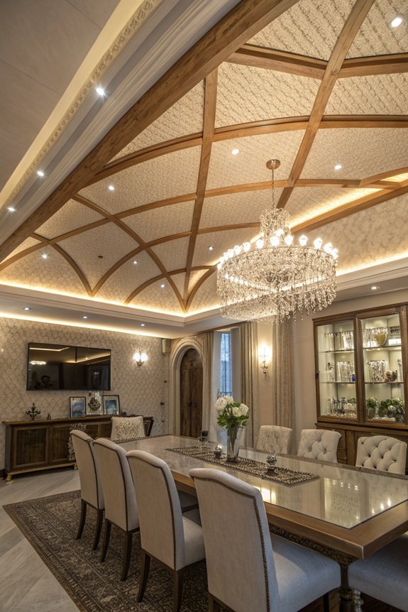textured ceiling finish ideas