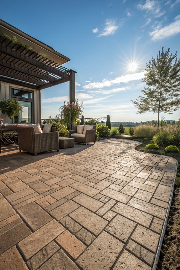textured pavers enhance safety
