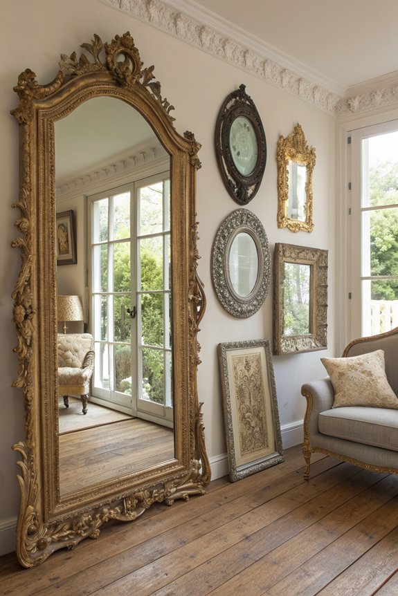 timeless charm through mirrors