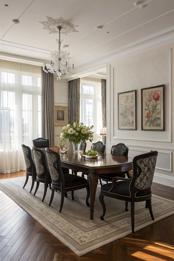 timeless elegance in dining