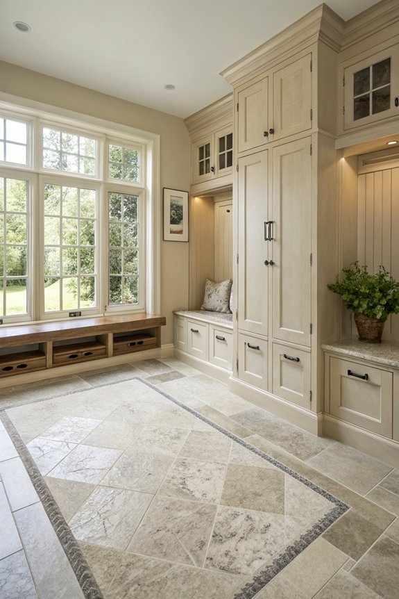 timeless elegance in mudrooms