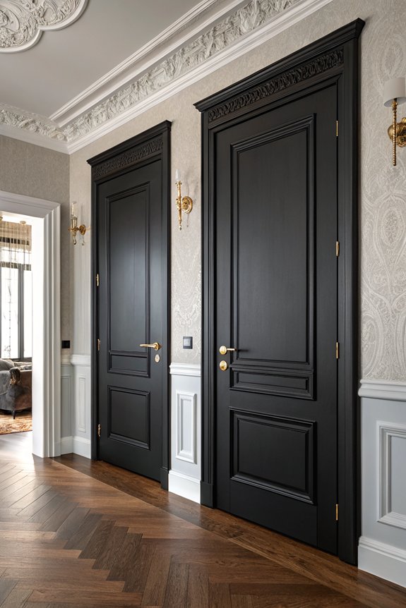 timeless elegance striking contrast