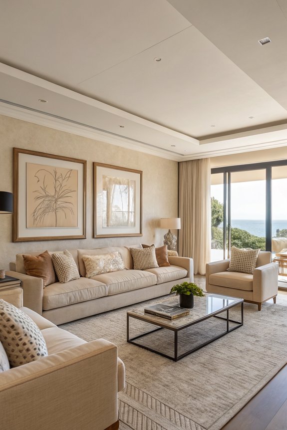 timeless neutral living room