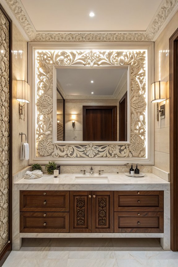 timeless rectangular mirror elegance