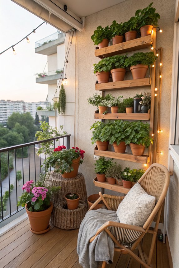 transform balcony into greenery