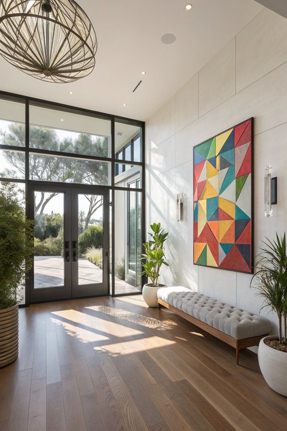 transform entryway with art