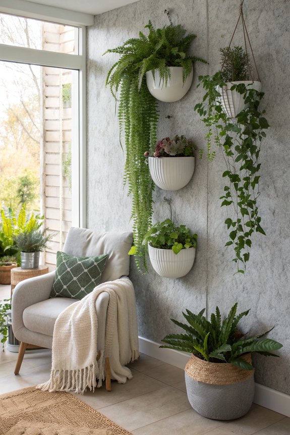 transform walls with greenery
