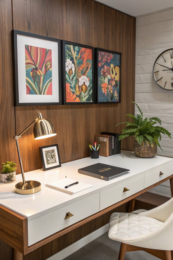 transform workspace with art