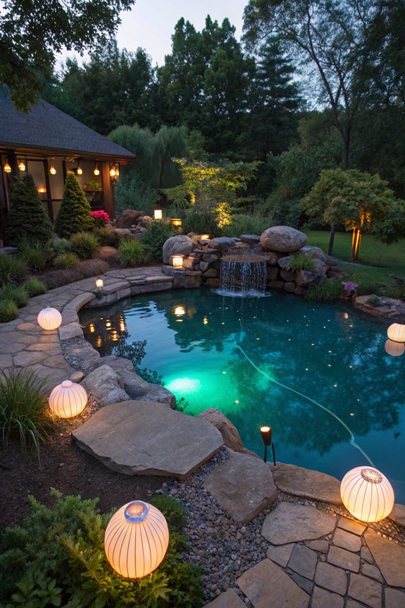 underwater lighting for beauty