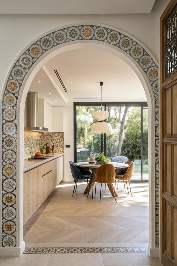 unique kitchen archway designs