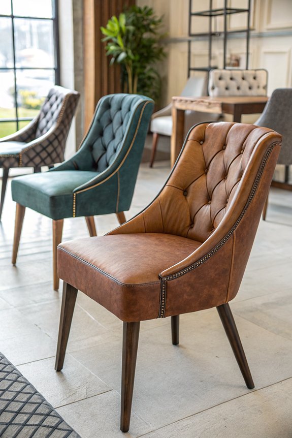 upholstered dining chair styles