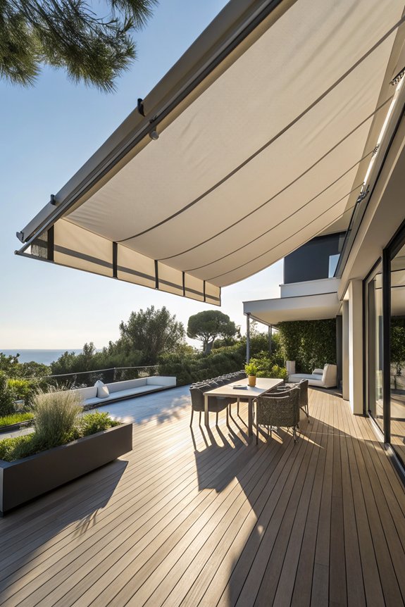 versatile retractable patio awnings
