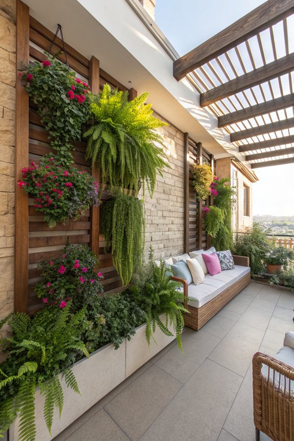 vertical gardens enhance patios