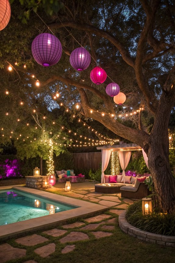 vibrant color changing atmosphere