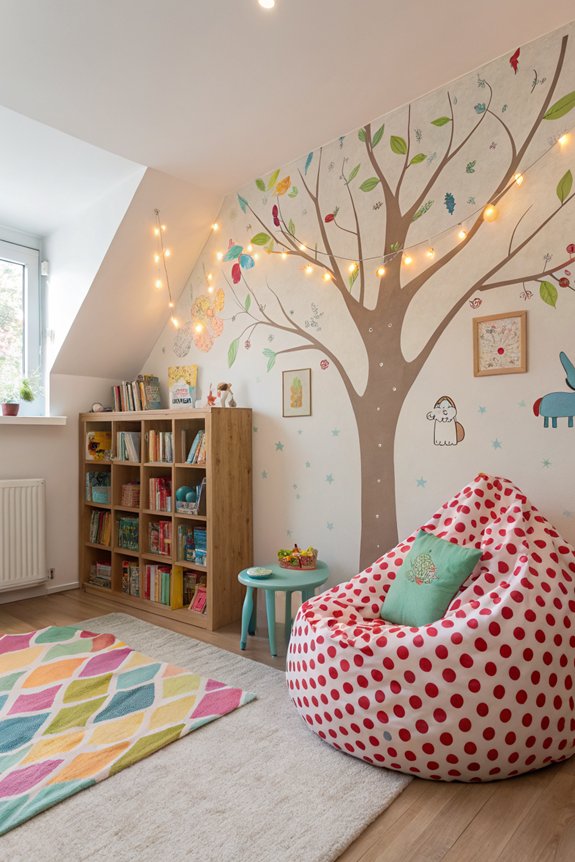 vibrant cozy children s corner