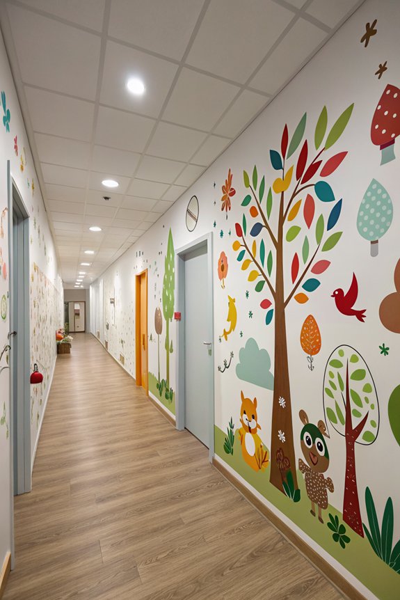 vibrant fun wall decals