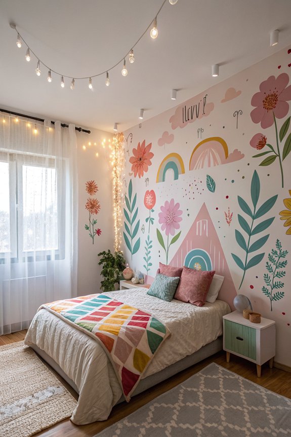 vibrant murals for bedrooms