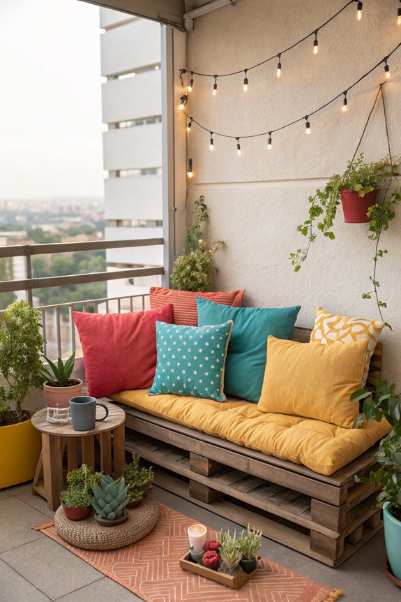 vibrant outdoor throw pillows