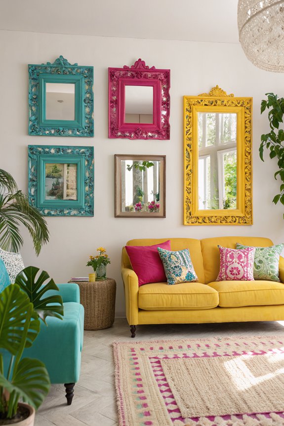 vibrant personality infused mirrors