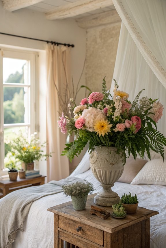 vibrant seasonal flower arrangements