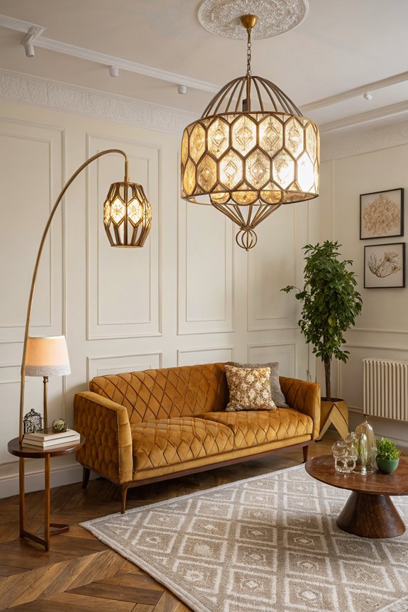 vintage charm in lighting