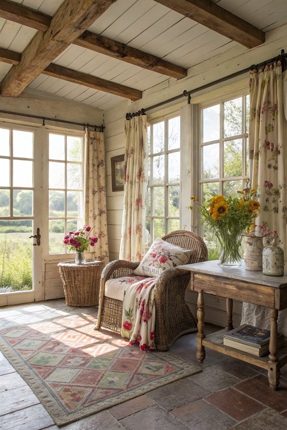 vintage decor enhances charm