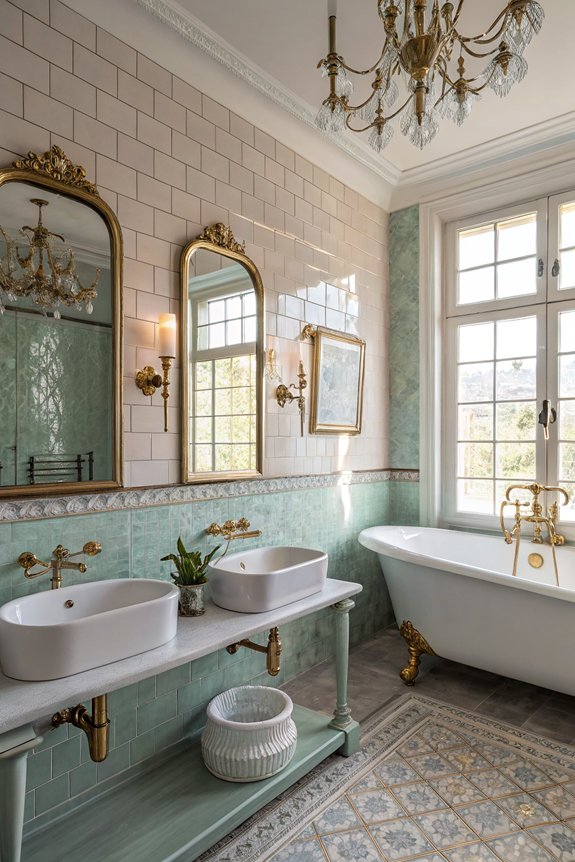 vintage fixtures enhance charm